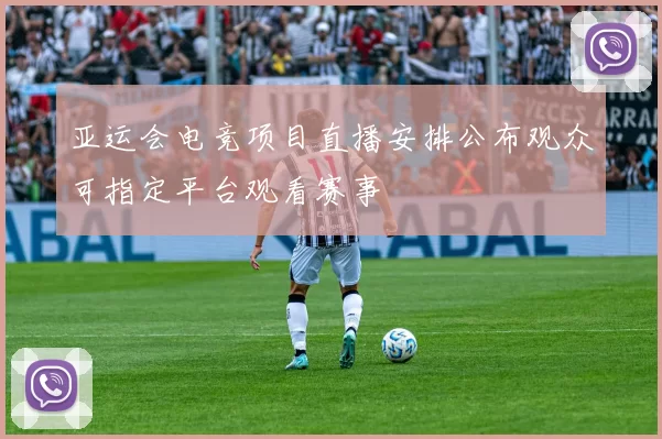 亚运会电竞项目直播安排公布观众可指定平台观看赛事